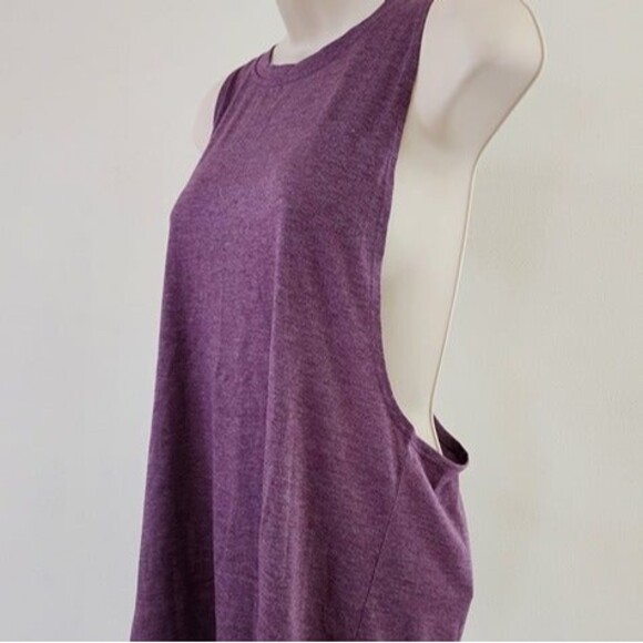 icyzone Women's Purple Open Back Workout Athletic Yoga Tank Top Size: S (NWOT) - Picture 2 of 6